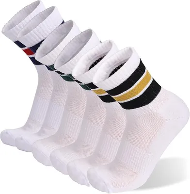Obrázok produktu pre Pánske športové ponožky, 6-dielna sada, tlmiace, priedušné, na beh