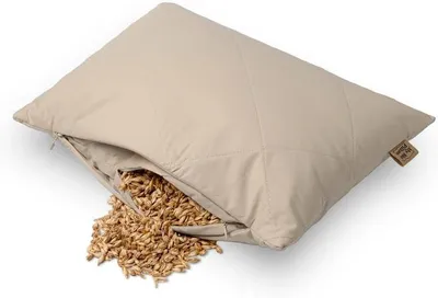 Zdjęcie produktu dla Poduszka orkiszowa 30x40 cm, bawełniana poszewka, do spania