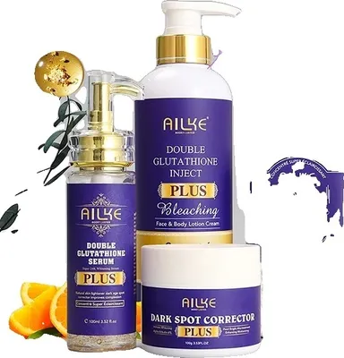 Produktbild von Glutathion Aufhellungscreme, fortschrittliche Aufhellung, Aufhellung der inneren Oberschenkel, 4 In 1 Set