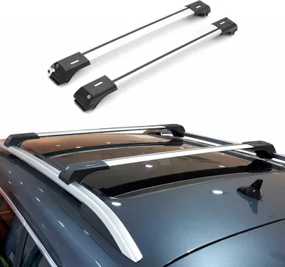 Immagine prodotto di Portapacchi in alluminio per Fiat Panda 2012-2025 argento 2 pezzi