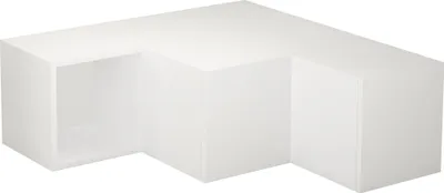 Immagine prodotto di DECORTIE Supporto TV moderno e compatto Mobile TV centrale multimediale Bianco con spazio di archiviazione 94 x 91 x 31 cm