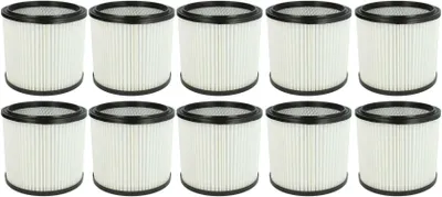 Produktbild von vhbw 10 Faltenfilter Ersatz für 6.904-042.0 für Staubsauger - Patronenfilter Weiß