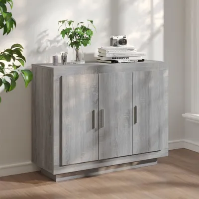 Obrázek produktu pro vidaXL Příborník Grey Sonoma 92x35x75 cm výrobek z odvozeného dřeva