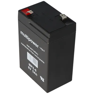 Produktbild von Multipower MP4.5-6 Blei Akku mit 4,8mm Faston Kontakten