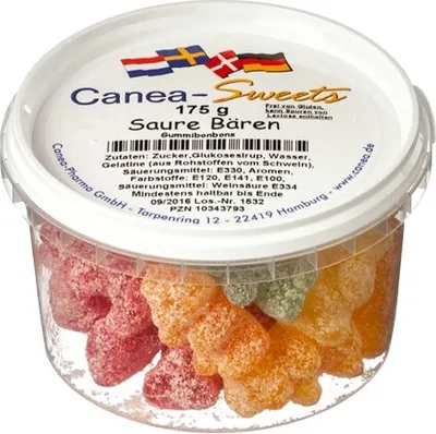 Image de Bonbons oursons acidulés 175 g
