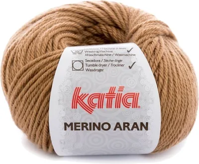 Image de Katia Merino Aran 35 Camel - Fil à tricoter