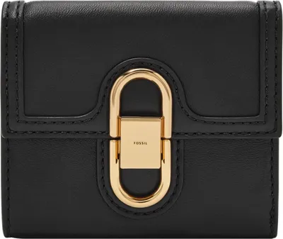 Produktbild von FOSSIL Leder Geldbörse Avondale Wallet Black schwarz