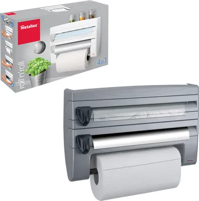 Immagine prodotto di Porta rotolo da cucina Metaltex Roll 'n roll