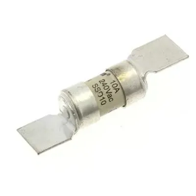 Immagine prodotto di Inserto fusibile Eaton, bassa tensione, 10 A, 240 V CA, 33 kA, BS88/E1, 12 x 47 mm, gL/gG, BS SSD10