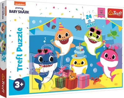 Immagine prodotto di Puzzle S.CENA - _24 Maxi_ - Squalo bambino felice / Squalo bambino Viacom