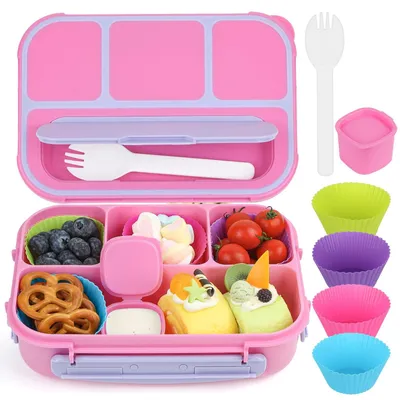 Produktbild von Bento-Box für Erwachsene und Kinder - 4 Fächer 1300ML