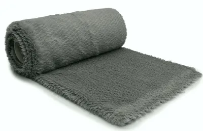 Obrázek produktu pro Kožešinový úplet, Umělá kožešina PEARL, grafitová 50 x 160 cm
