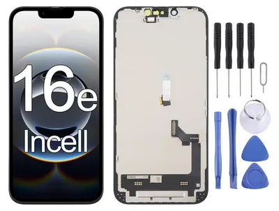 Obrázok produktu pre Pre Apple iPhone 16e InCell HD LCD displej bez rámčeka náhradný diel