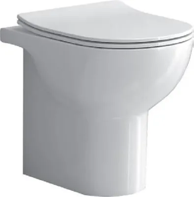 Produktbild von Rimless Stand-WC EOLIS 52x36x40cm - mit Sitz mit Fallbremse KARAG