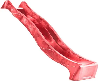 Produktbild von Wellenrutsche PE, rot 240 x 46 cm für Podesthöhe 120 cm