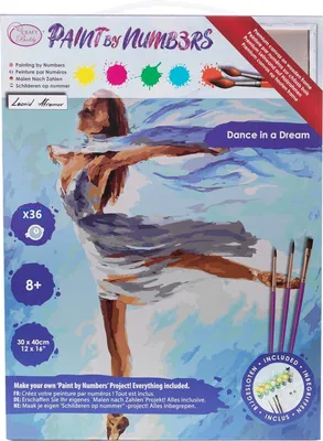 Obrázok produktu pre Sada Craft Buddy na maľovanie podľa čísel, 30 x 40 cm, akryl, Dance in Dream