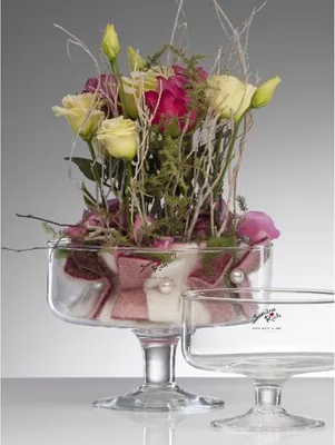 Zdjęcie produktu dla Szklana miska do serwowania z serii Sandra Rich BOWL Transparent 14cm