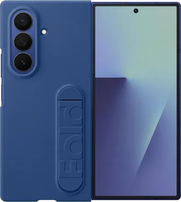Produktbild von Silikonhülle Samsung für Samsung Galaxy Z Fold7 - blau