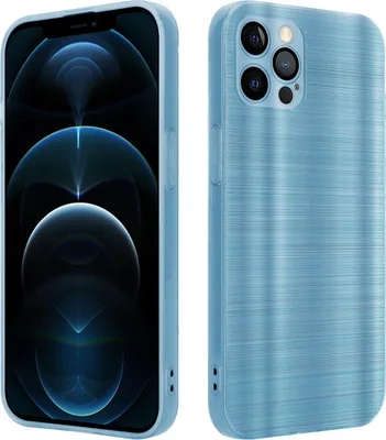 Produktbild von Cadorabo Hülle für Apple iPhone 12 PRO MAX Schutz Hülle in Türkis Handyhülle TPU Silikon Etui Case