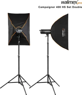 Zdjęcie produktu dla Walimex pro Campaigner 400 HS Set Double
