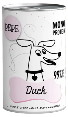 Zdjęcie produktu dla PAKA ZWIERZAKA Pepe Duck - mokra karma dla psów - 400g