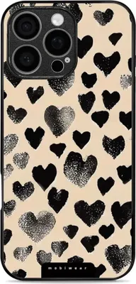 Produktbild von Handyhülle für iPhone 16 Pro Max, Mobiwear Glossy Case, Beige Liebe