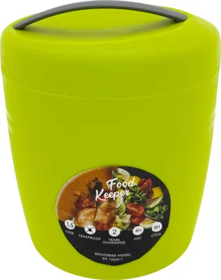 Produktbild von Foodkeeper - Lebensmittelträger - Inkl. 2 Innenbehälter – 1,5 l – auslaufsicher – 4 Stunden heiß – 8 Stunden kalt
