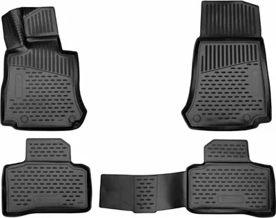Image de 2015-2022 Mercedes GLC X253 C253 Tapis de sol TPE noir 4 pièces