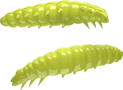 Produktbild von Libra Lures Larva Kunstköder (hot yellow)