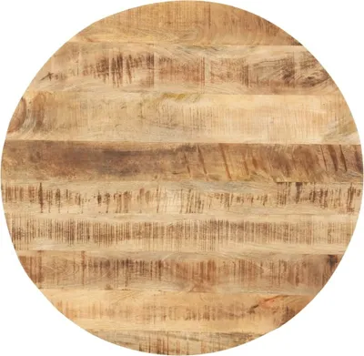 Immagine prodotto di Piano del tavolo in legno massiccio di mango rotondo 25-27 mm 80 cm