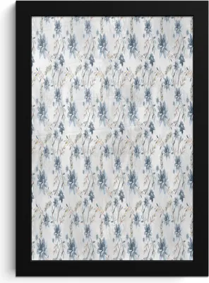 Produktbild von MuchoWow® MuchoWow® Gerahmtes Poster Blumen - Pastell - Aquarell 20x30 cm - Poster mit zchwarzem Bilderrahmen - Drucken - Bilder Poster im Rahmen