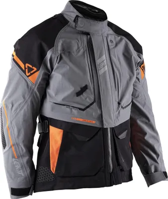 Obrázek produktu pro Leatt ADV Multitour 8.5 nepromokavá textilní bunda, šedá/černá/oranžová, M