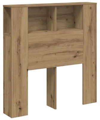 Produktbild von vidaXL Kopfteil mit Ablagen Artisan-Eiche 100x18,5x102,5cm Holzwerkstoff