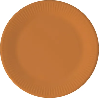 Produktbild von 8 öko Pappteller Paganini orange 23cm