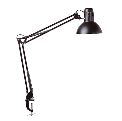 Immagine prodotto di MAUL lampada da tavolo MAULstudy E27 senza lampadina base a morsetto nero