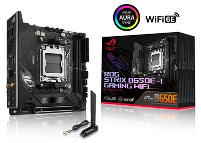 Obrázok produktu pre ASUS ROG STRIX B650E-I GAMING WIFI, AMD, Pätica AM5, AMD Ryzen™ 7, Pätica AM5, DDR5-SDRAM, 64 GB