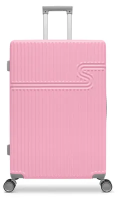Produktbild von Reisekoffer Trolley Hartschalen - Koffer 76x51x28 cm - Reisekoffer mit Rollen - TSA-Zahlenschloss - 86L - Pink Lady