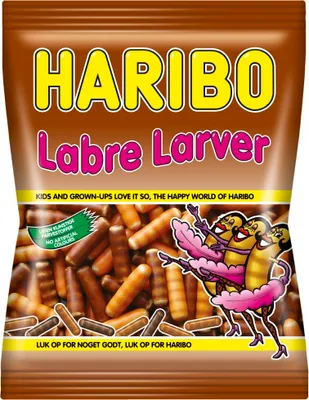 Produktbild von Haribo Labre Larver 325g