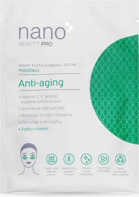 Obrázek produktu pro Nanobeauty Antiaging nanomaska pod oči 6 ks