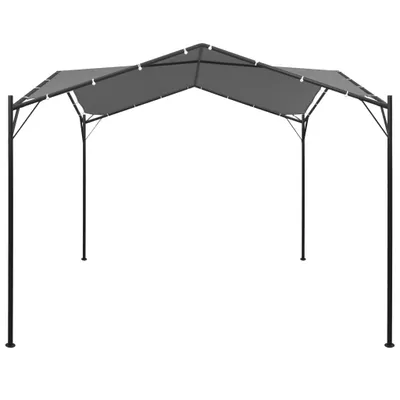 Image de vidaXL Pavillon de jardin anthracite 4x4 m