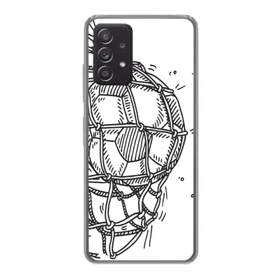 Produktbild von MuchoWow® Handyhülle Schutzhülle Hülle für Samsung Galaxy A53 5G Eine Illustration eines Fußballschusses ins Tor - Jungen - Mädchen - Kinder Silikon Softcase Handy Hülle - Schutzabdeckung