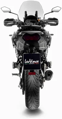 Produktbild von LeoVince Endschalldämpfer LV-14 R mit Zulassung, Edelstahl, Carbon Kappe & Hitzeschild kompatibel mit Kawasaki Versys 1000 Bj. 2019 - 2024 E5 / Bj. 2025 - 2026 E5+