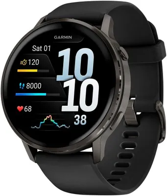 Produktbild von Garmin Venu 4, 3,56 cm (1.4"), AMOLED, Touchscreen, 8 GB, GPS, 38 g