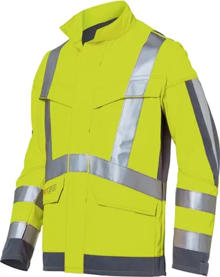 Produktbild von Kübler Protectiq high Vis Jacke arc2 PSA 3 warngelb/anthrazit Gr. 56