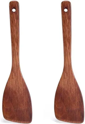 Produktbild von Holzlöffel für Kochen, 2er Set, Hartstoff