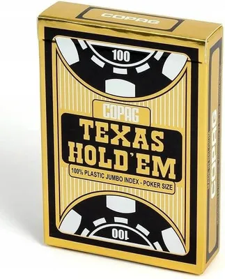 Immagine prodotto di Texas Holdem Oro Jumbo Faccia czarne