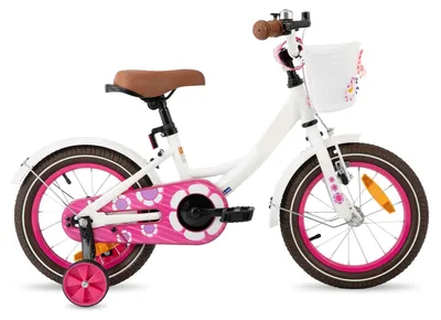 Image de Vélo pour enfants - Vélos pour enfants - Vélo pour filles - 14 pouces - Vélo pour débutants - Vélo avec stabilisateurs, en acier au carbone