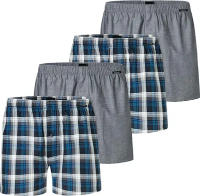 Produktbild von SCHIESSER Herren weite Boxershorts | 4er Pack | 7951