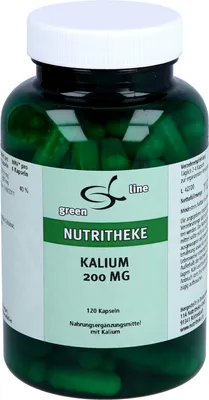 Obrázek produktu pro Green Line Nutritheke Draslík 200 mg kapsle, 120 ks