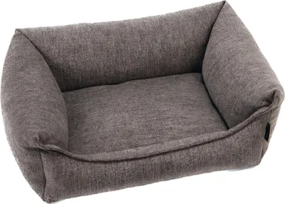 Produktbild von Beeztees Memory Foam Hundebett Zia grau, Maße: 60 x 40 x 20 cm